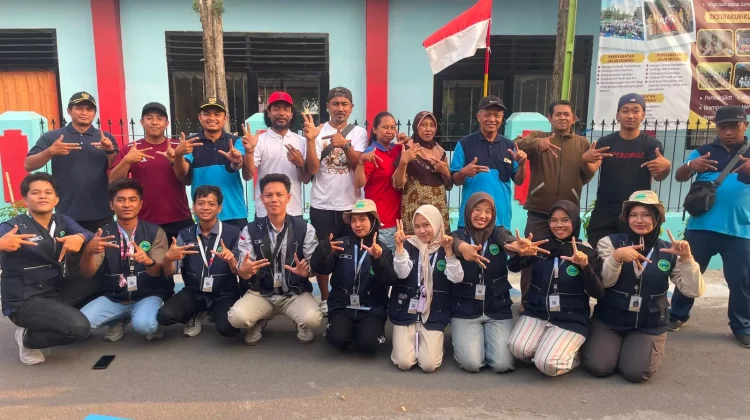 Bersama Pemdes Jeru, Mahasiswa KKN MAs Kelompok 78 Salurkan 400 Bibit Cabai