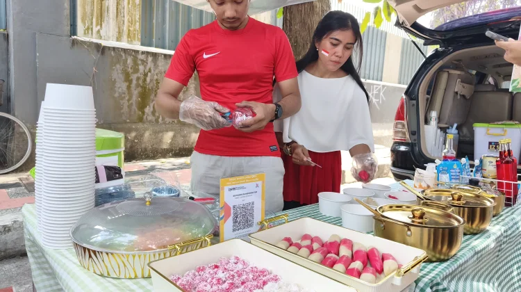 Es Pisang Merah Putih Jadi Menu Spesial HUT ke-81 RI