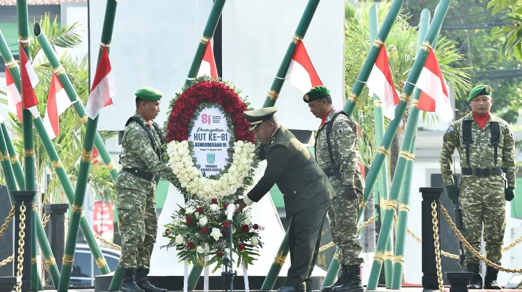 Danramil Pasrepan Pimpin Upacara Ziarah Nasional dan Tabur Bunga di TMP Bangil