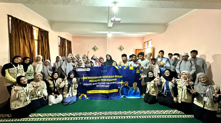 KKN MAs 82 Edukasi Nutrisi dan Cegah Forward Head Posture