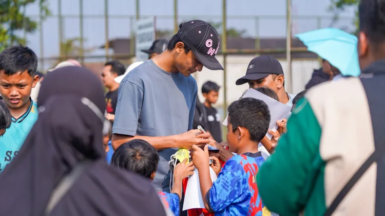 Achmad Maulana dan Dewangga Saksikan Final Festival Akademi Arema FC