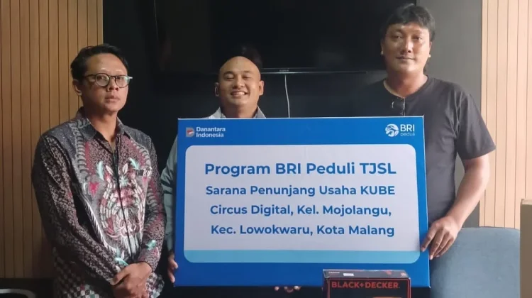BRI Region 13 Malang Salurkan Mac Mini untuk Dukung Produksi KUBE Circus Digital