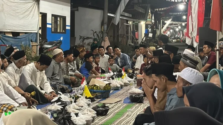 KKN MAs Kelompok 79 Hadiri Tasyakuran HUT ke-81 RI di Pandanajeng