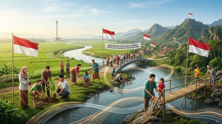 Kemerdekaan Bukan Sekadar Bebas tetapi juga Tanggung Jawab Bersama