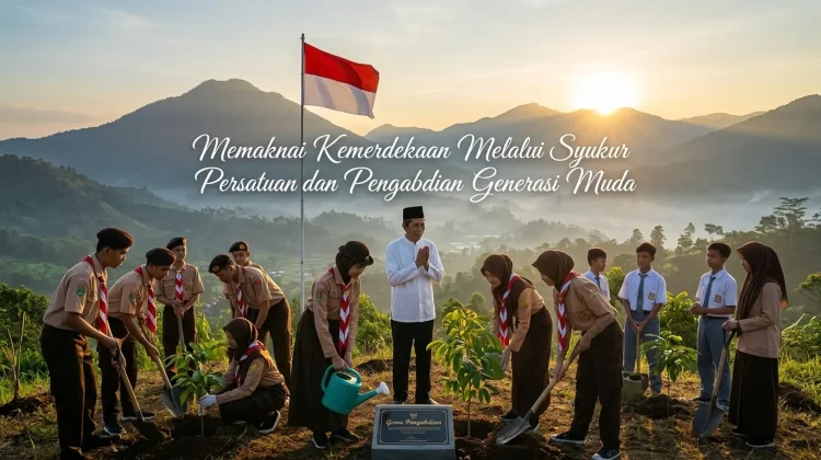 Memaknai Kemerdekaan Melalui Syukur Persatuan dan Pengabdian Generasi Muda