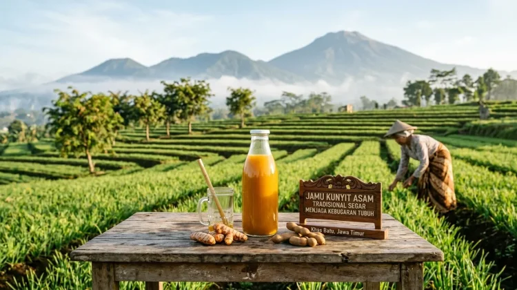 Jamu Kunyit Asam Tradisional Segar Menjaga Kebugaran Tubuh