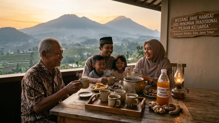 Wedang Jahe Hangat Jadi Minuman Tradisional Pilihan Keluarga