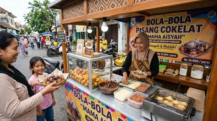 Bola-Bola Pisang Cokelat Jadi Ide Jualan Menguntungkan