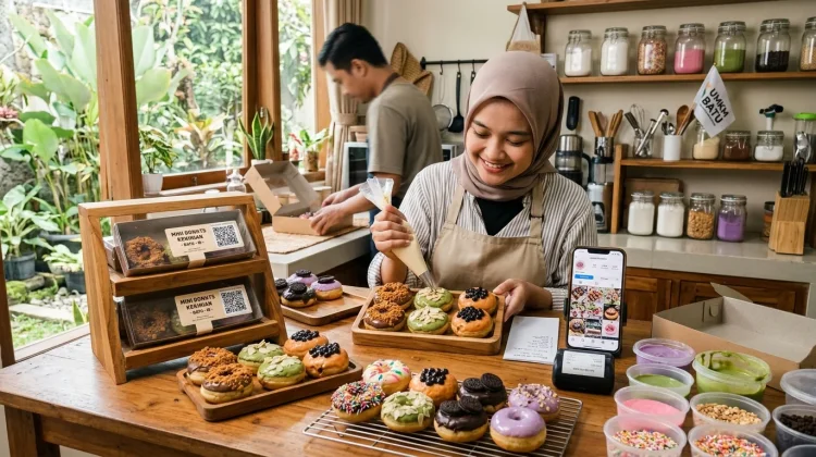 Donat Mini Topping Kekinian Cocok Dijual Secara Online