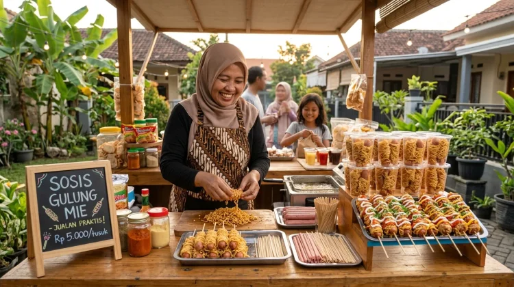 Sosis Gulung Mie Jadi Camilan Praktis untuk Ide Jualan