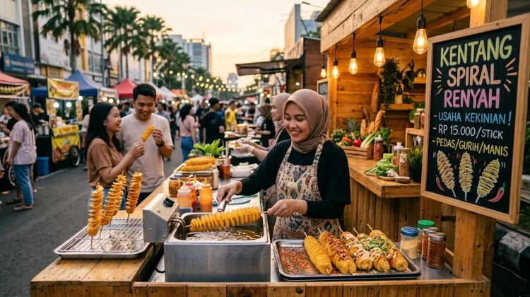 Kentang Spiral Renyah Bisa Menjadi Pilihan Usaha Kekinian