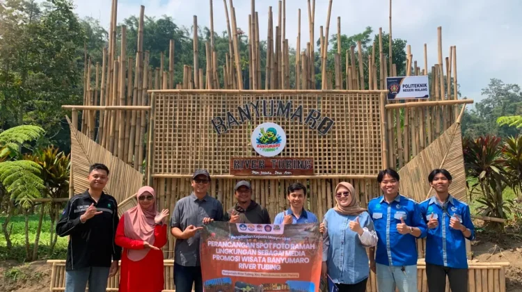 Politeknik Negeri Malang Bangun Spot Foto Ramah Lingkungan Berbahan Bambu