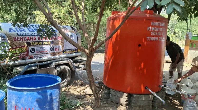 12 Desa di Kabupaten Pasuruan Alami Kekeringan. BPBD Intens Dropping Air Bersih