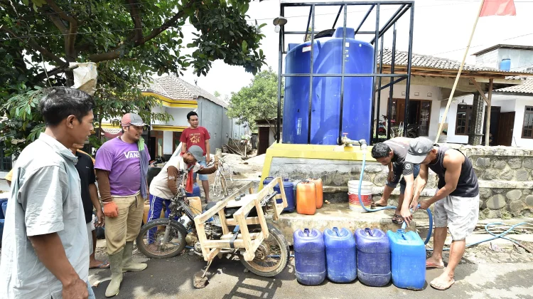 Pemkab Pasuruan Bangun Puluhan Tandon Permanen di 15 Desa Kekeringan