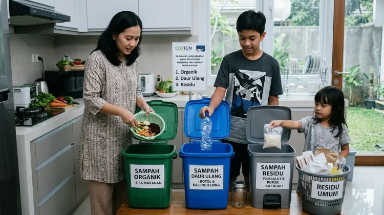 ECOTON Tekankan Pemilahan Sampah Dari Rumah, Ini Cara Penempatannya