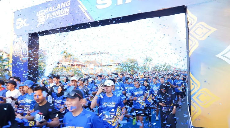 Ribuan Runner Ramaikan UT Malang Fun Run 2026 di Kota Batu