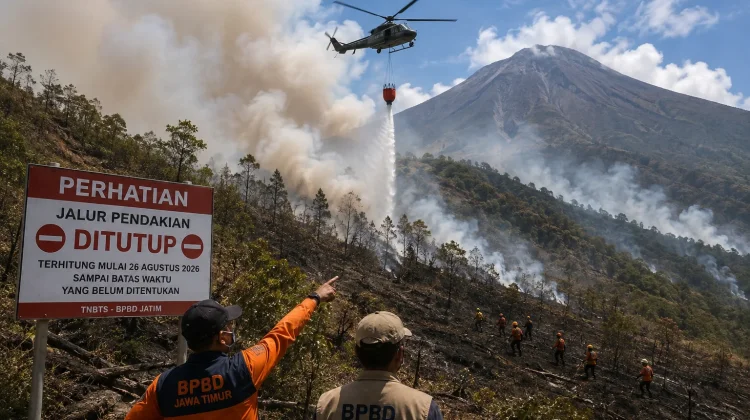 BPBD Jatim Pantau Tiga Kawasan Rawan Karhutla