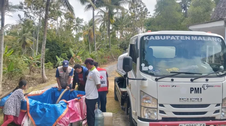 BPBD Kabupaten Malang Perluas Penanganan Kekeringan hingga Desa Sumberejo Pagak