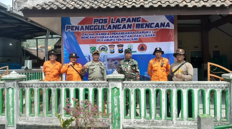 BPBD Kabupaten Malang Dirikan Pos Lapang di Pujon Kidul, Penanganan Karhutla