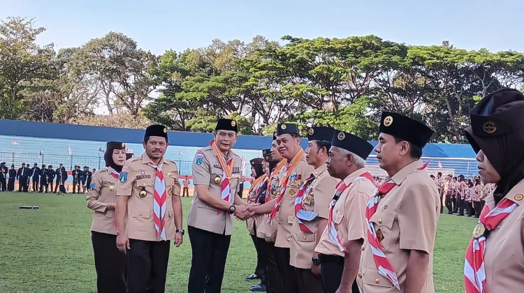 1.800 Pramuka Garuda Kota Malang Dikukuhkan, Diminta Jadi Teladan