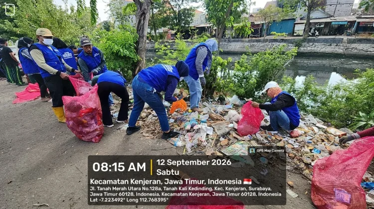 Tiga Jam Corve Kali Tebu, Satgas Kali Tebu Lestari Angkat 1,16 Ton Sampah