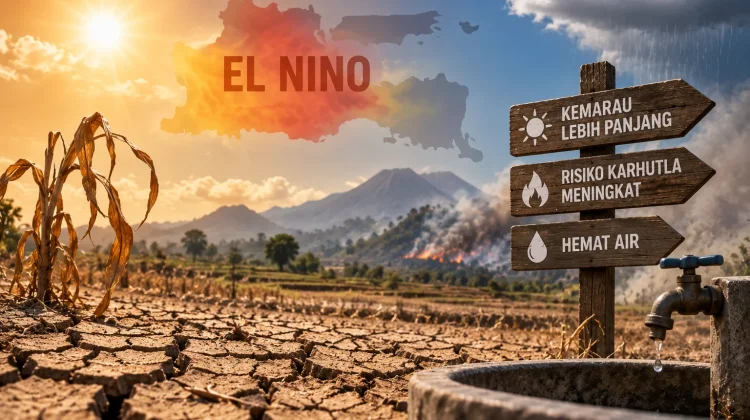 El Nino Diperkirakan hingga Februari 2027, Jatim Diminta Waspadai Kekeringan