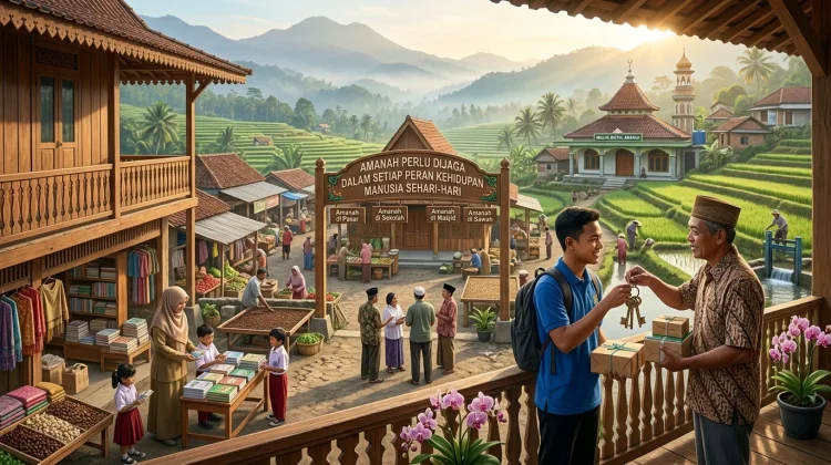 Amanah Perlu Dijaga dalam Setiap Peran Kehidupan Manusia Sehari-hari