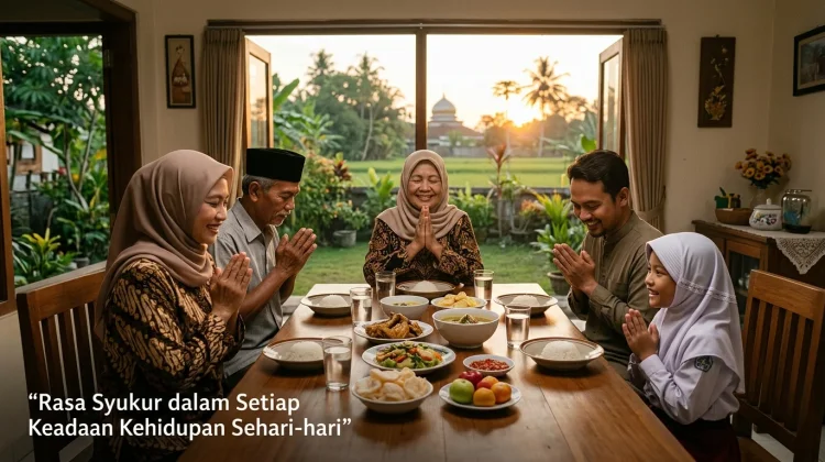 Rasa Syukur Perlu Dihadirkan dalam Setiap Keadaan Kehidupan Sehari-hari