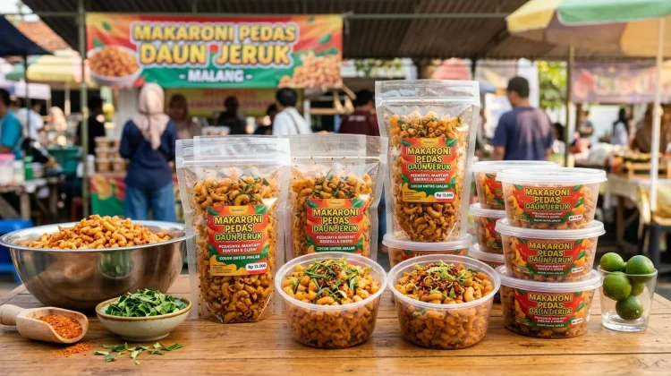 Makaroni Pedas Daun Jeruk Renyah Cocok Ide Jualan