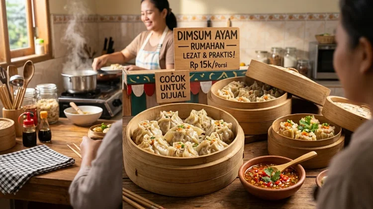 Dimsum Ayam Rumahan Lezat Praktis Cocok Jadi Ide Jualan
