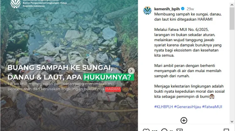 Pendekatan Agama dan Tradisi guna Menjaga Kelestarian Lingkungan
