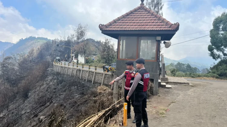 Jemplang Bromo Nihil Titik Api, Polres Malang Masih Siagakan Personel