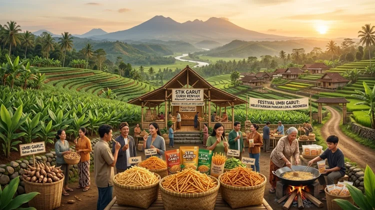 Stik Garut Gurih Renyah Jadi Alternatif Camilan Lokal