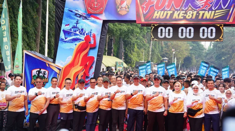 Wali Kota Batu Nurochman Apresiasi Fun Run HUT ke-81 TNI