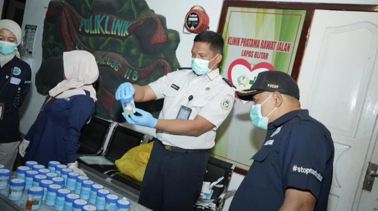 Tes Urine 35 Orang di Lapas Blitar, Hasilnya Semua Negatif