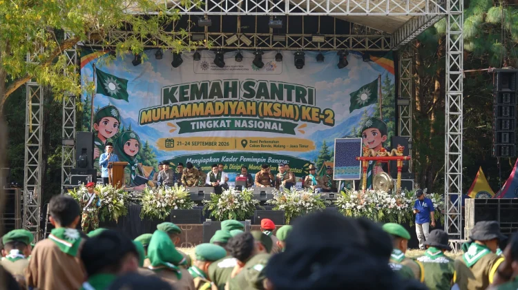 Ribuan Santri Muhammadiyah se-Indonesia Ikuti Kemah Nasional di Coban Rondo