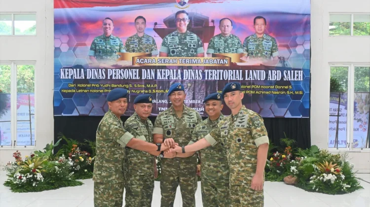 Sertijab Dua Pejabat, Lanud Abd Saleh Perkuat Kinerja dan Soliditas