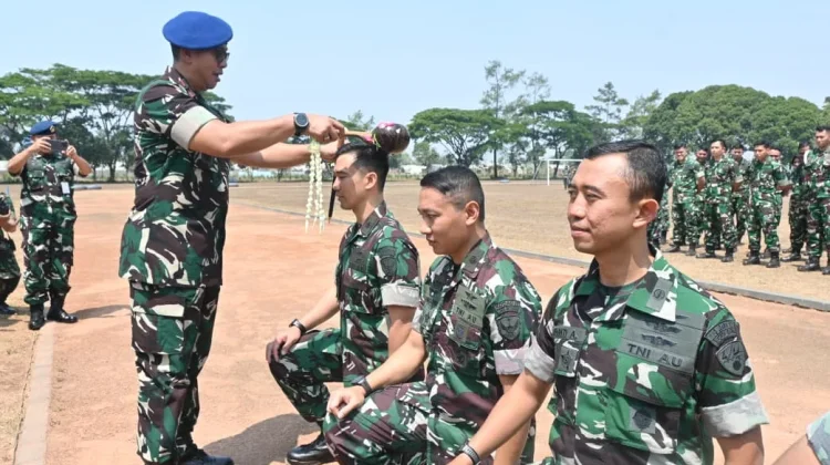 Danlanud Abd Saleh Pimpin Tradisi Kenaikan Pangkat