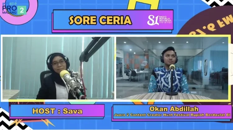 Okan Abdullah Kemas Edukasi Rupiah lewat Konten Kreatif