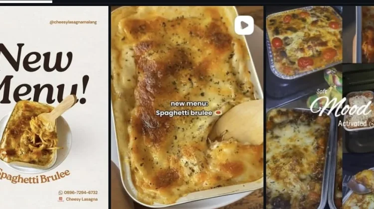 Cheesy Lasagna Malang Hadirkan Lasagna dengan Tambahan Sayuran