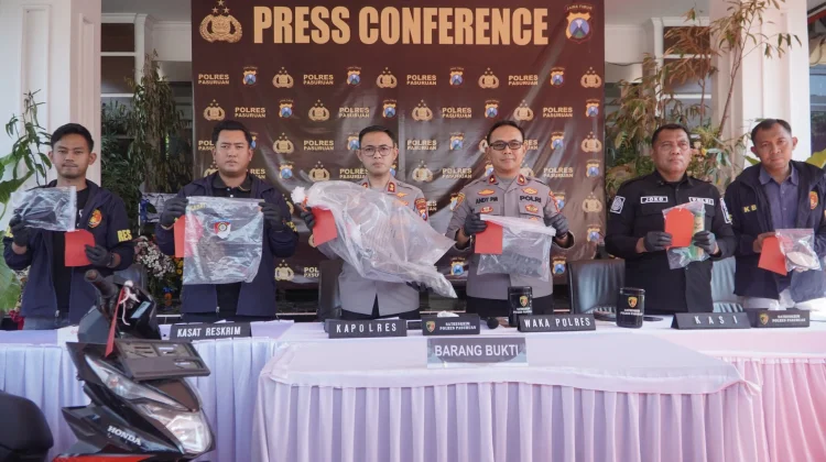 Polres Pasuruan Tangkap Pelaku Pembunuhan Saudara Sendiri di Sukorejo