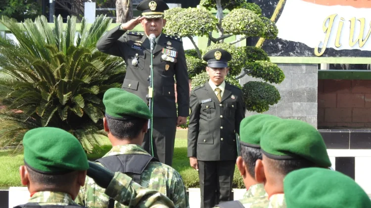 Kodim 0819 Pasuruan Gelar Upacara Peringatan HUT TNI ke 81