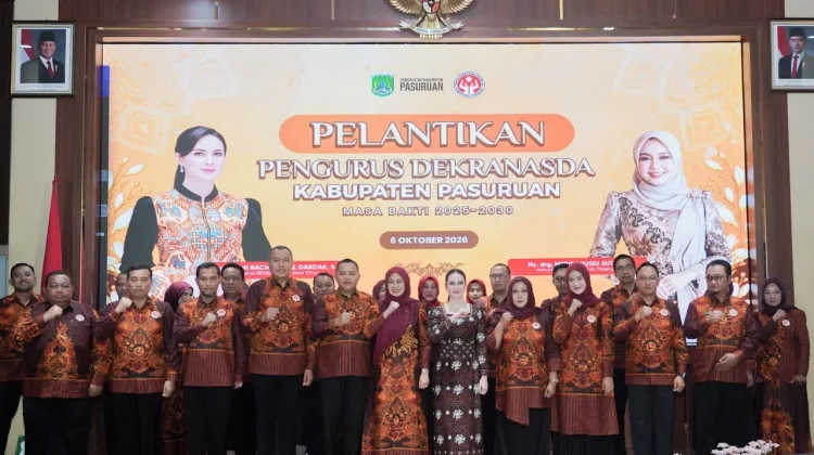 Pengurus Dekranasda Kabupaten Pasuruan Masa Bhakti 2025-2030 Dilantik