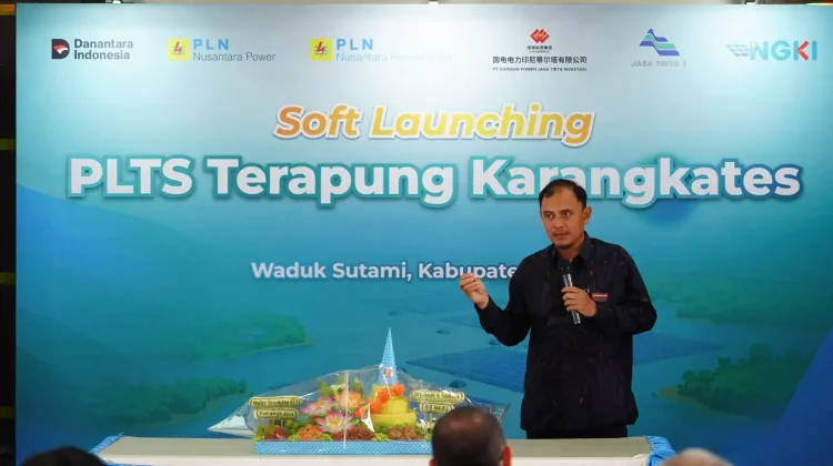 PLTS Terapung Karangkates Resmi Dimulai