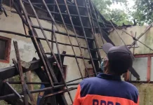 Dapur Warga Bendosari Rusak Diterjang Hujan