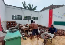 Gedung SDN Pamatan 2 Ambrol, Disdikdaya Siapkan Perbaikan