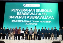 Bazis UB Salurkan Beasiswa UKT dan Biaya Hidup kepada 321 Mahasiswa