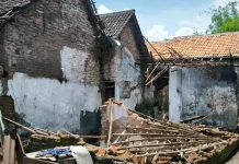 Sebanyak 7 Rumah Warga Lumbang Rusak Dihantam Angin Puting Beliung