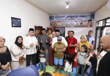 Anak Berkebutuhan Khusus Yayasan Anugerah Kasih Kota Batu Terima Paket Sembako