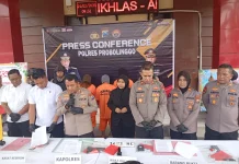 Polres Probolinggo Amankan Tiga Tersangka Pencuri Koper Wisatawan Thailand